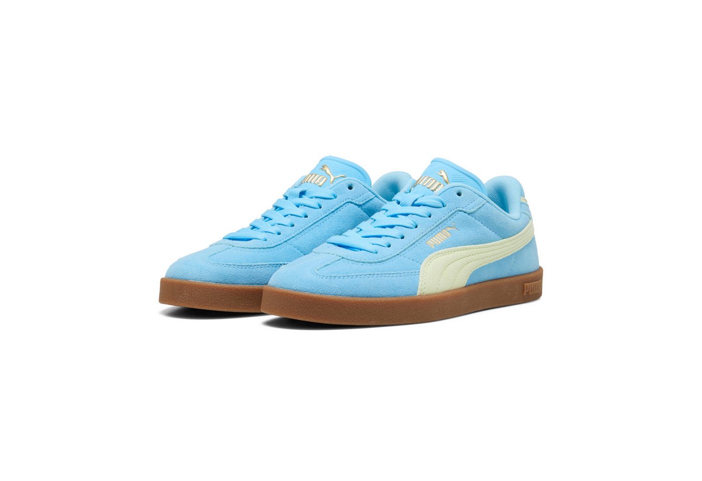 Puma CLUB II ERA SUEDE Sneaker für aktiven Alltag, mit SOFTFOAM+ Einlegesohle, mit Gummilaufsohle (blau)