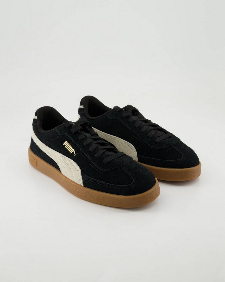 Puma Club II Era Suede Sneaker Obermaterial: Leder (schwarz)