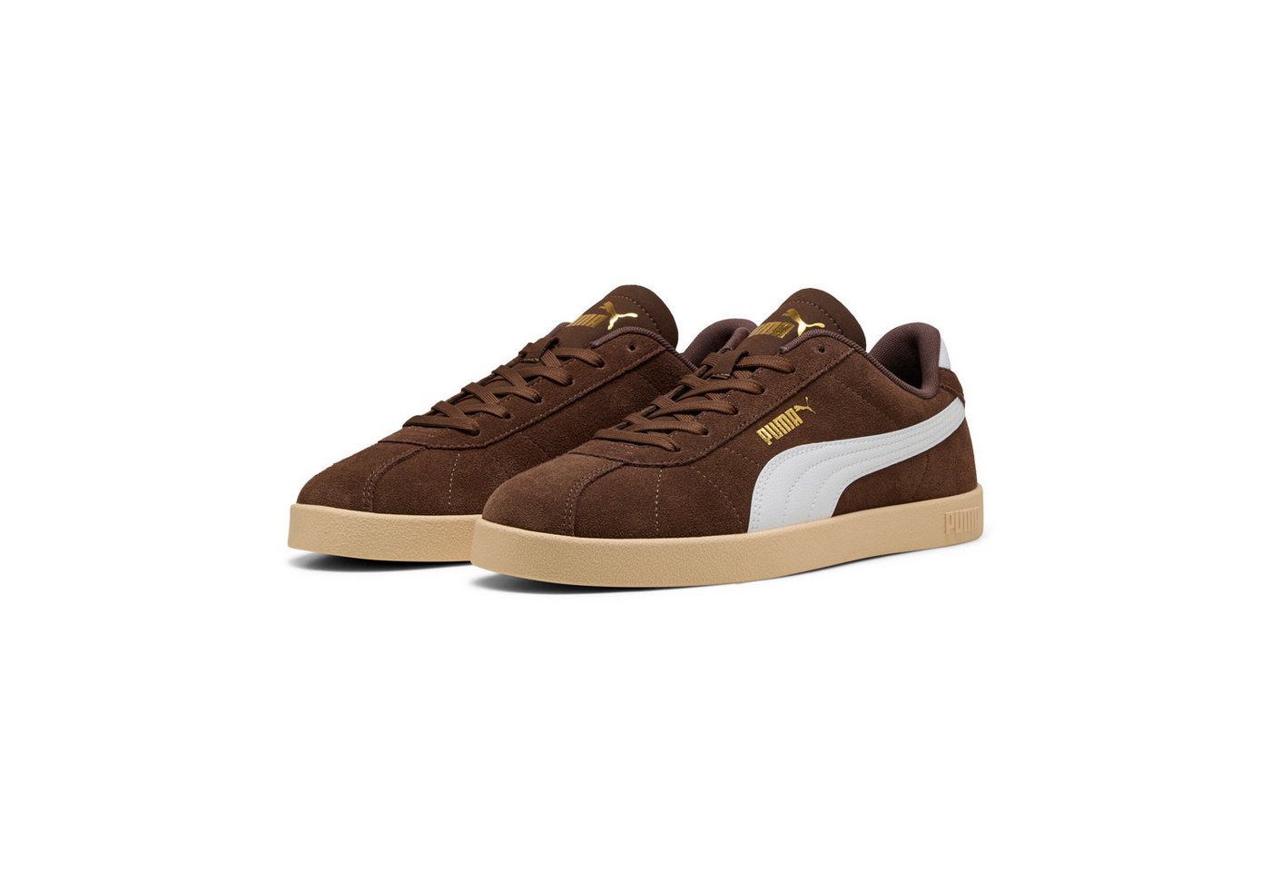 Puma CLUB II Sneaker (weiß/gold)