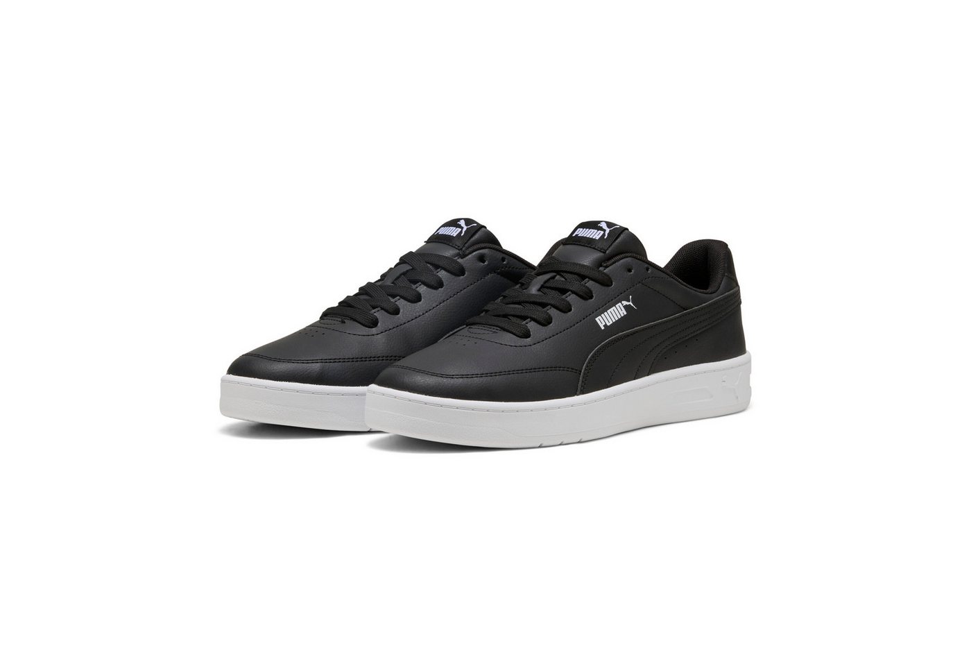 Puma COURT CLASSIC CLEAN Sneaker (schwarz/weiß)