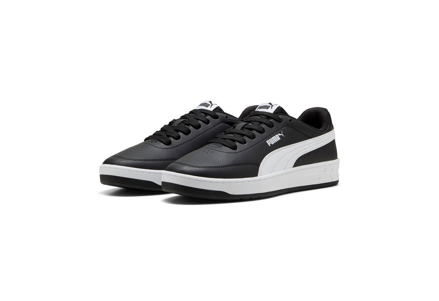Puma COURT CLASSIC CLEAN Sneaker (schwarz/weiß)