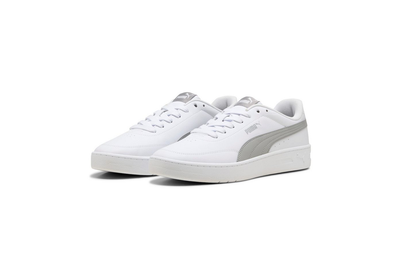 Puma COURT CLASSIC CLEAN Sneaker (weiß/grau)