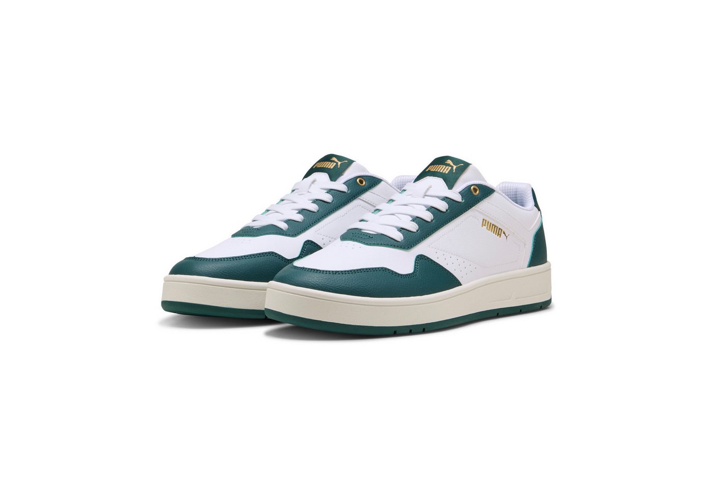 Puma COURT CLASSIC Sneaker (weiß/gold)