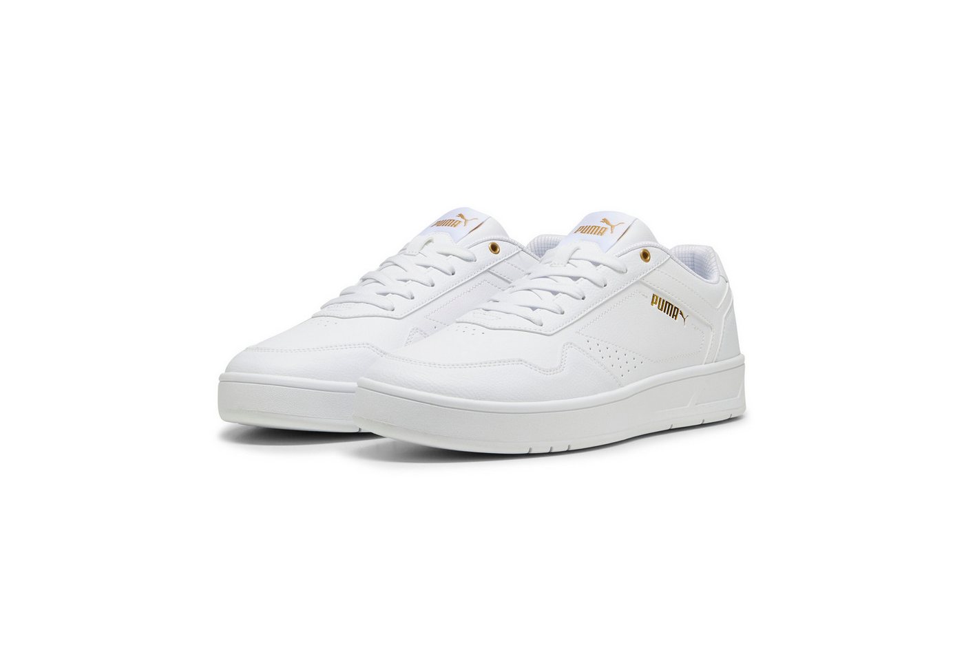 Puma COURT CLASSIC Sneaker (weiß/gold)