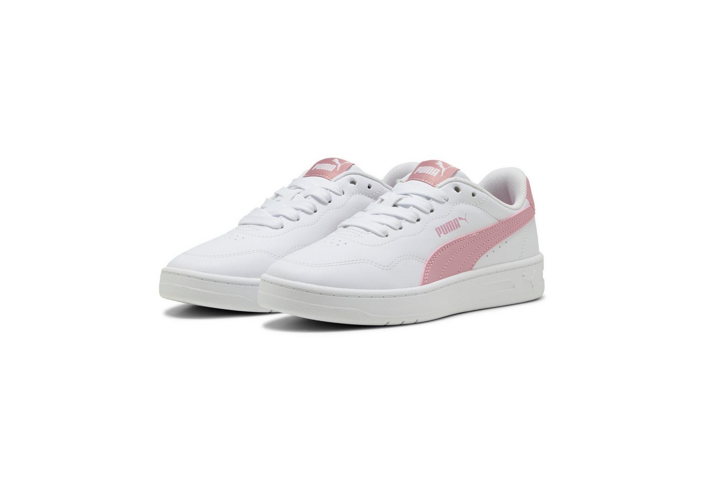 Puma COURT LALLY JR Sneaker (weiß/rosa)
