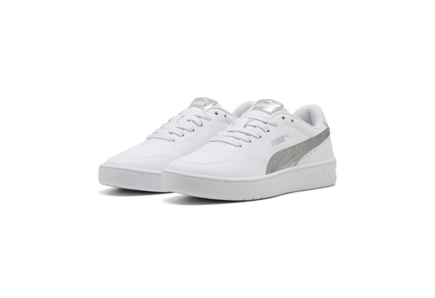 Puma COURT LALLY METALLIC WHISPER Sneaker für sportlichen Look im Alltag, atmungsaktives Innenmaterial