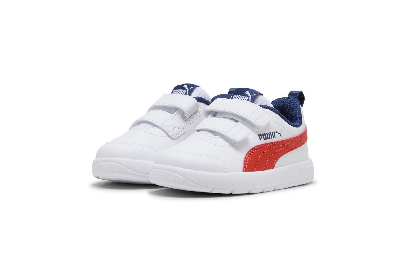 Puma Courtflex V3 Sneakers Klein Kinder Sneaker (weiß)