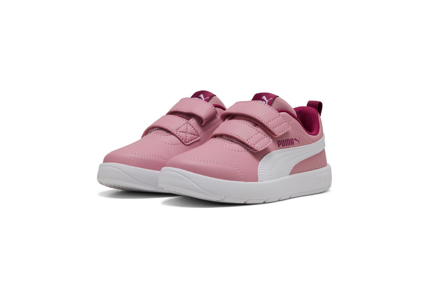 Puma COURTFLEX V3 V PS Sneaker (rosa/weiß)