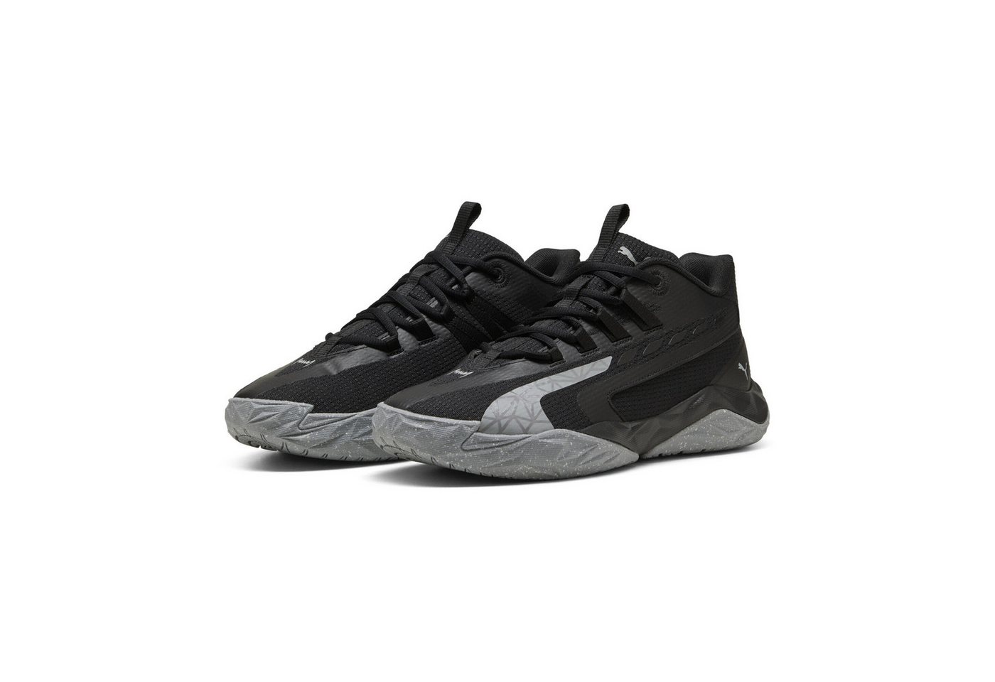 Puma Dagger 2 Mid Basketballschuhe Erwachsene Basketballschuh (schwarz)