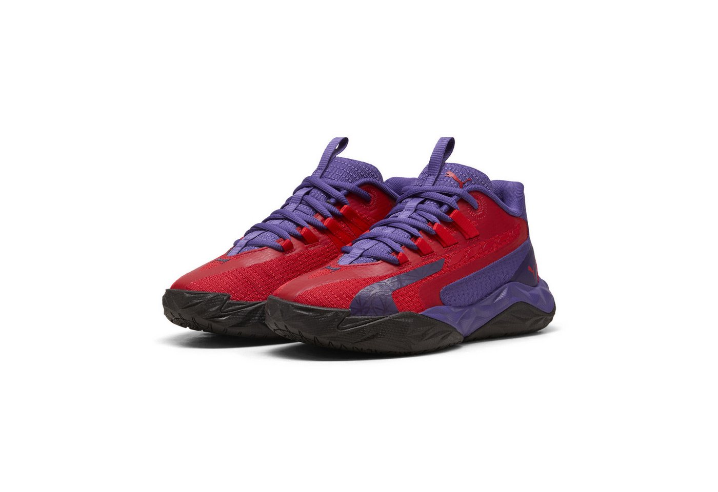 Puma Dagger 2 Mid Basketballschuhe Jugendliche Basketballschuh (schwarz)