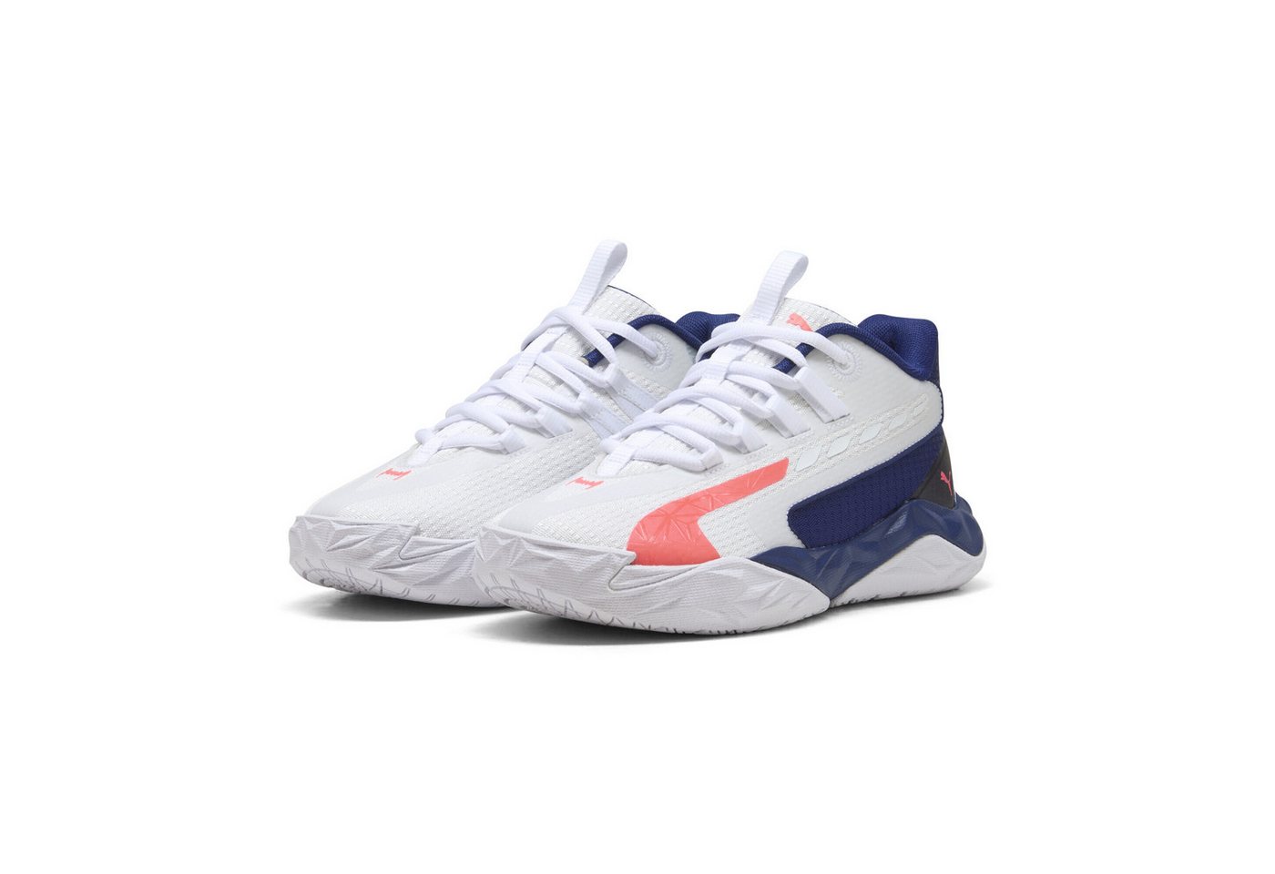 Puma Dagger 2 Mid Basketballschuhe Jugendliche Basketballschuh (weiß)