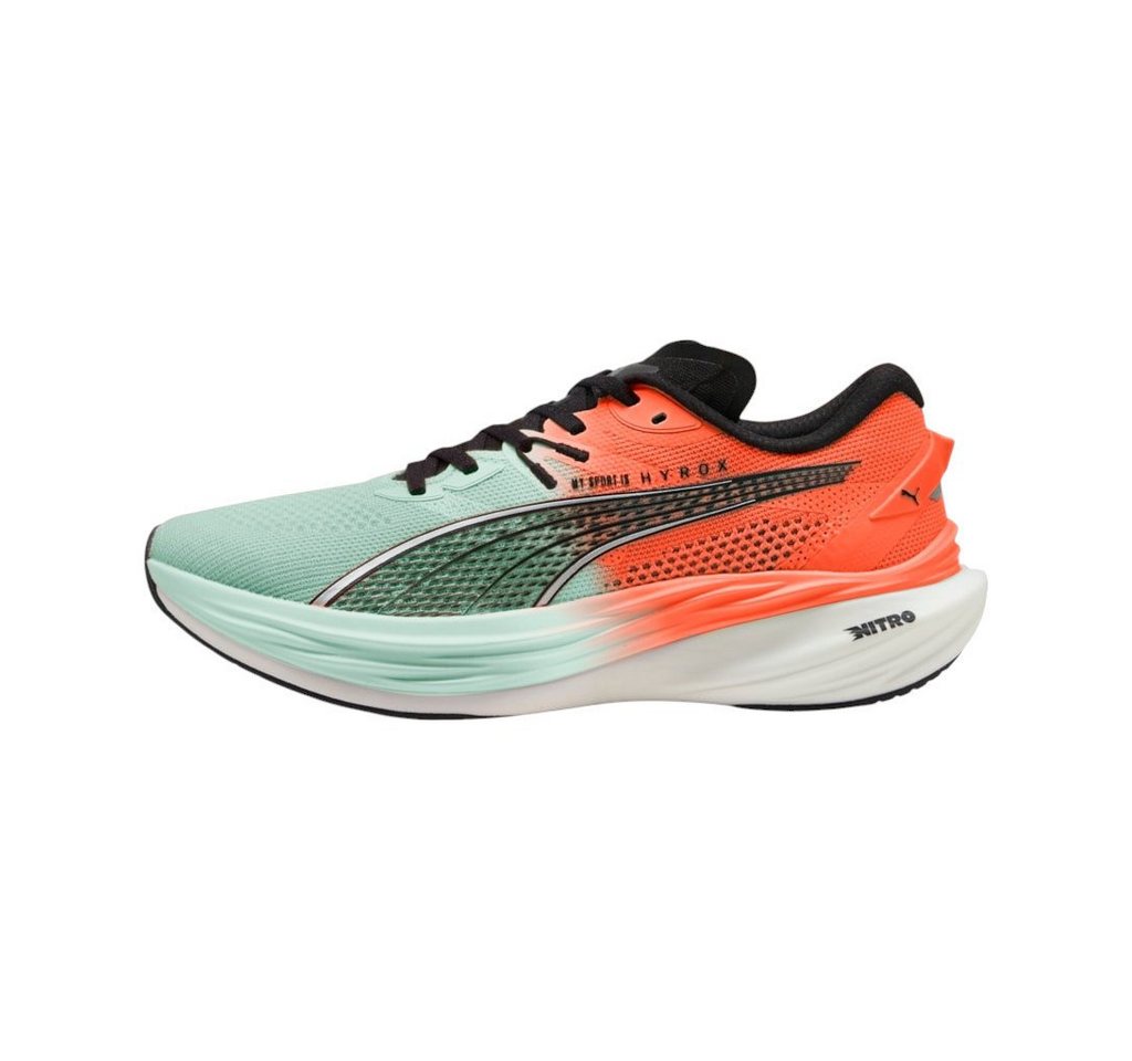 Puma Deviate Nitro 3 HYROX 2025 (Dämpfung) mint/rot Herren Laufschuh