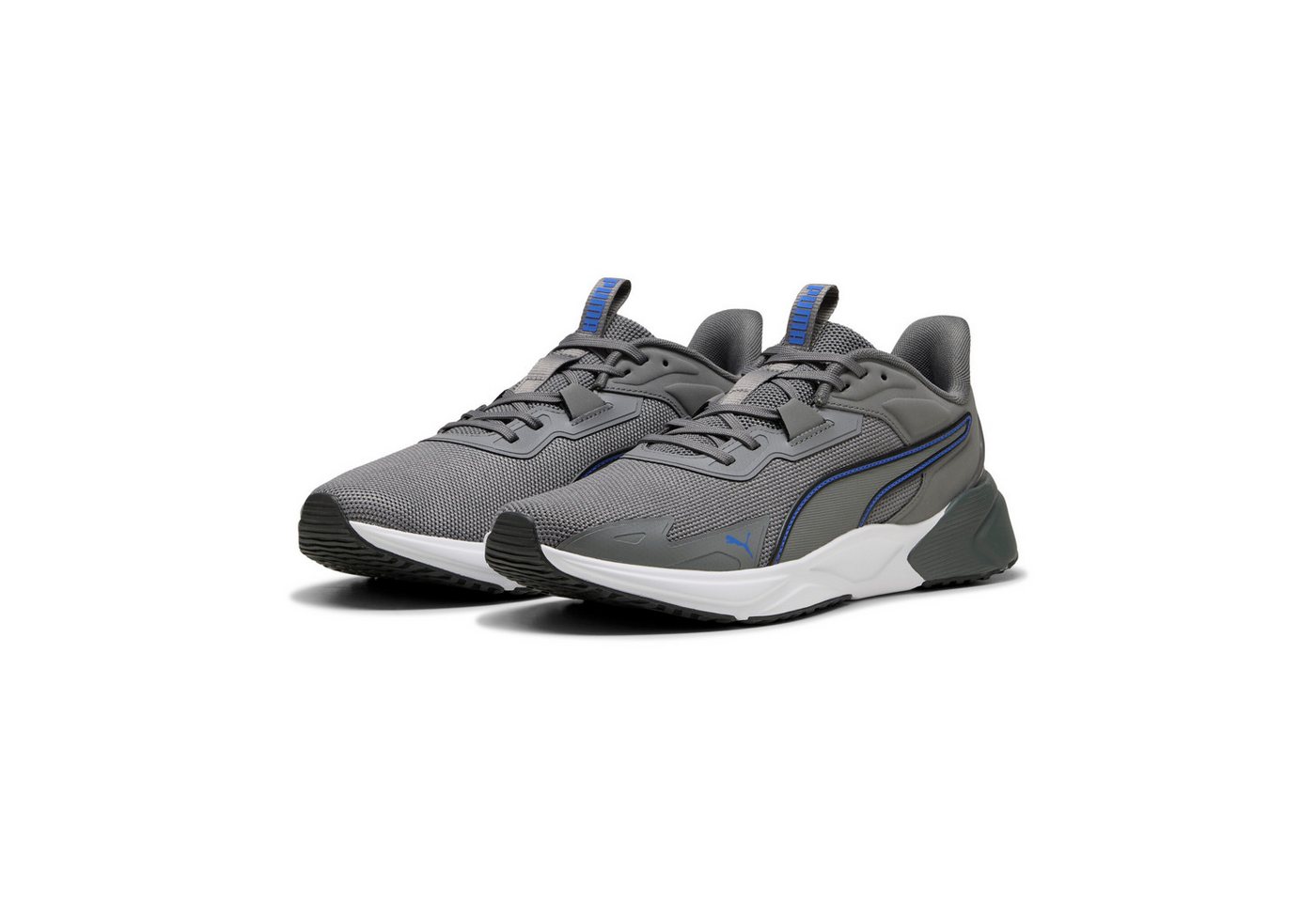 Puma DISPERSE XT 4 KNIT Trainingsschuh mit atmungsaktivem Strickobermaterial, mit TPU-Fersenklammer (grau)
