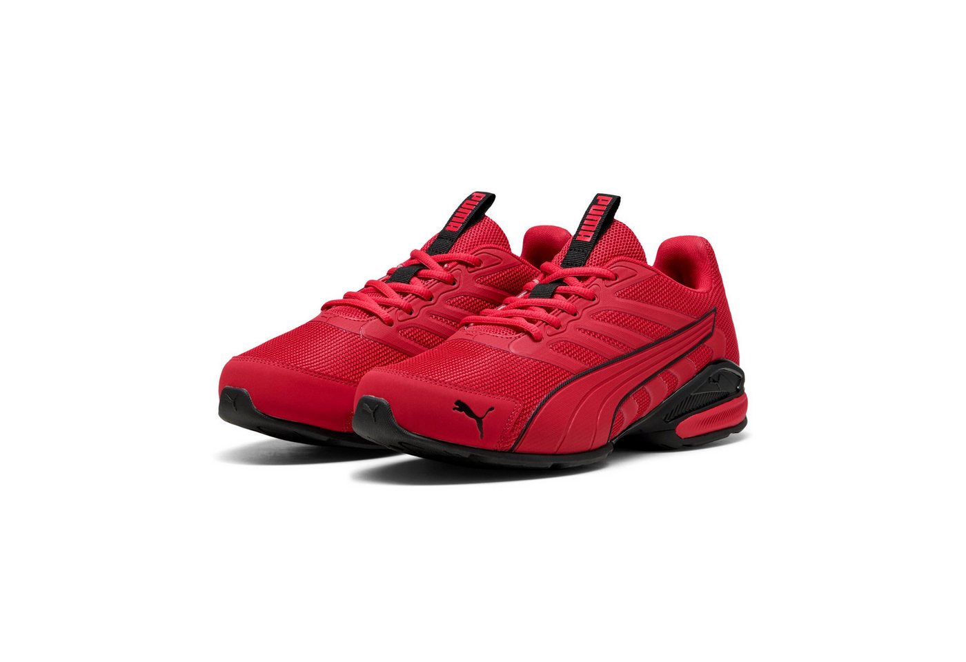 Puma ELECTRO Sneaker für sportliche Aktivitäten und Streetwear, mit Schnürung (rot/schwarz)