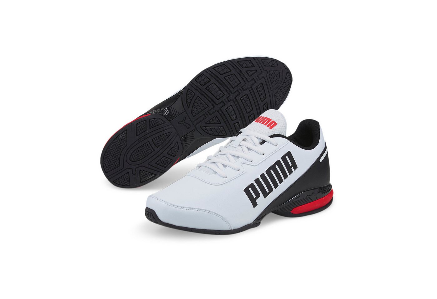 Puma EQUATE SL Sneaker (weiß/schwarz/rot)