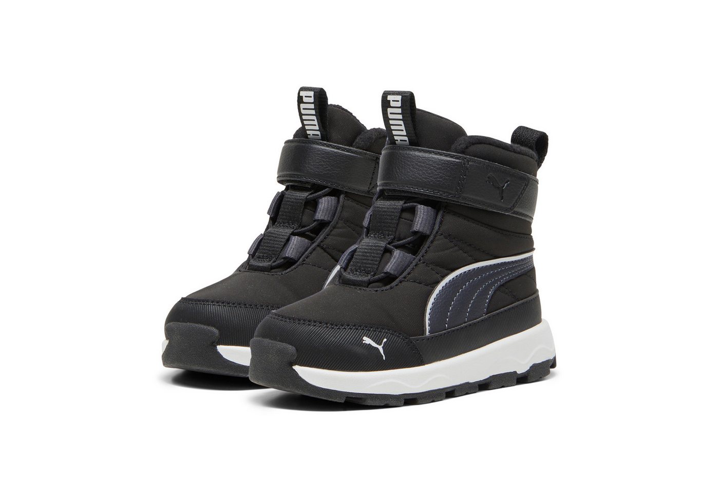 Puma EVOLVE BOOT AC+ INF Winterboots knöchelhohe Form, elastische Schnürsenkel, Klettverschluss