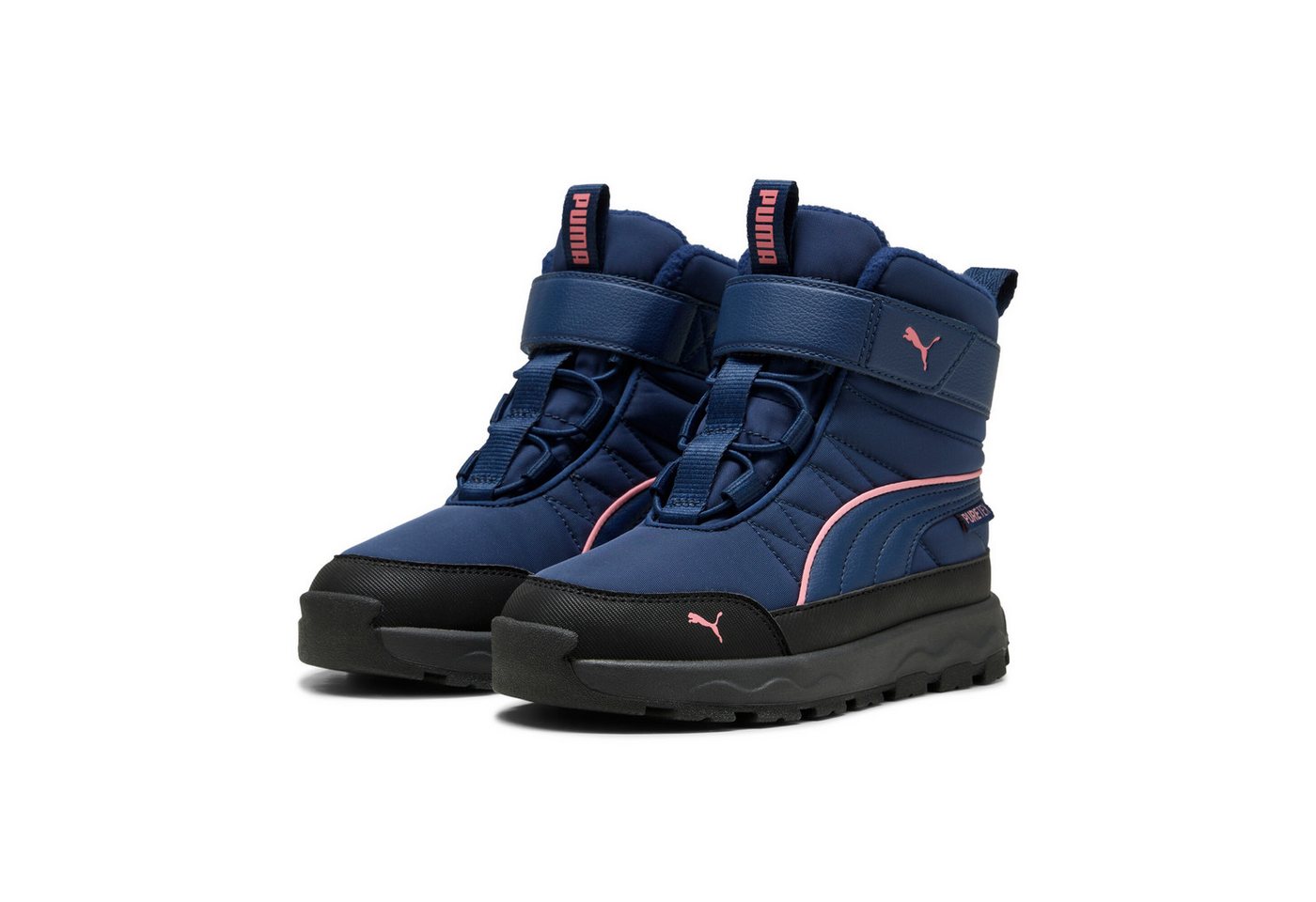 Puma EVOLVE BOOT PURETEX AC+PS Winterboots Snowboots, Winterstiefel, Winterschuhe, wasserdicht (blau/rosa)