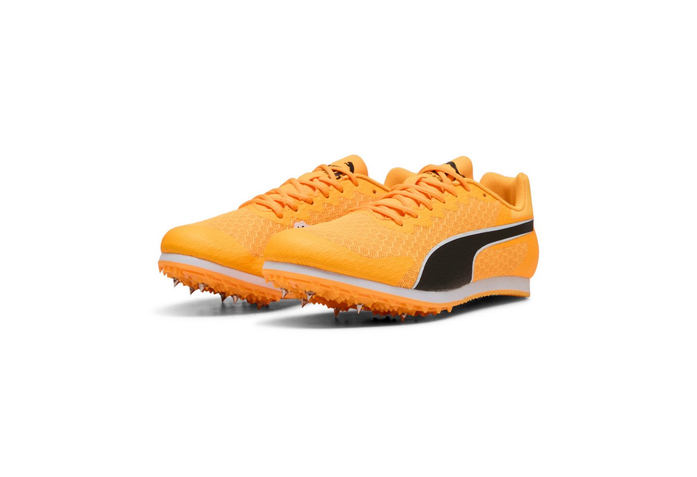 Puma evoSPEED Star 9 Junior SUN STREAM-PUMA WHITE-PUMA BLACK Spike Schuh