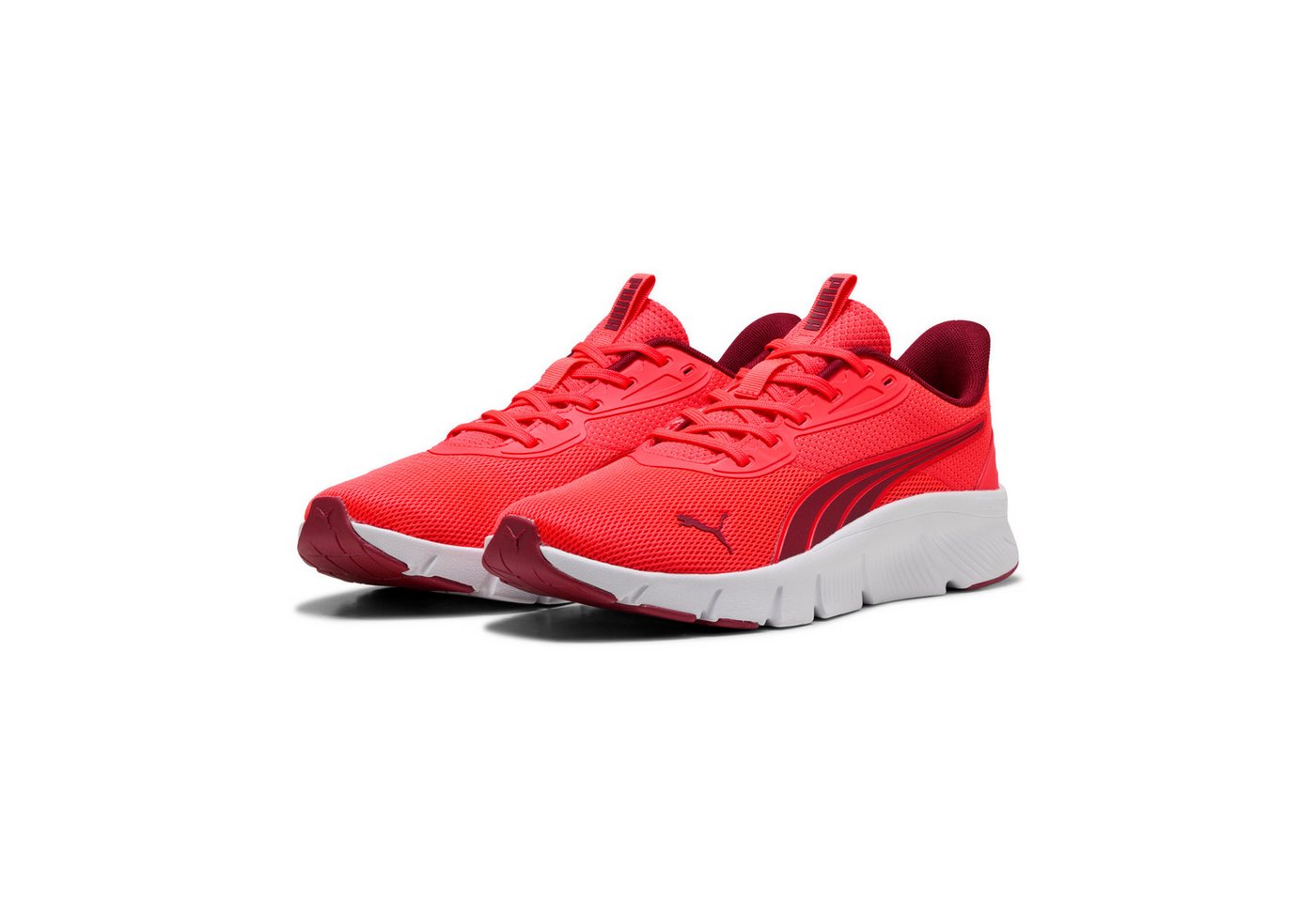Puma FLEXFOCUS LITE MODERN Laufschuh für sportlichen Alltag, atmungsaktives Obermaterial (rot/weiß)