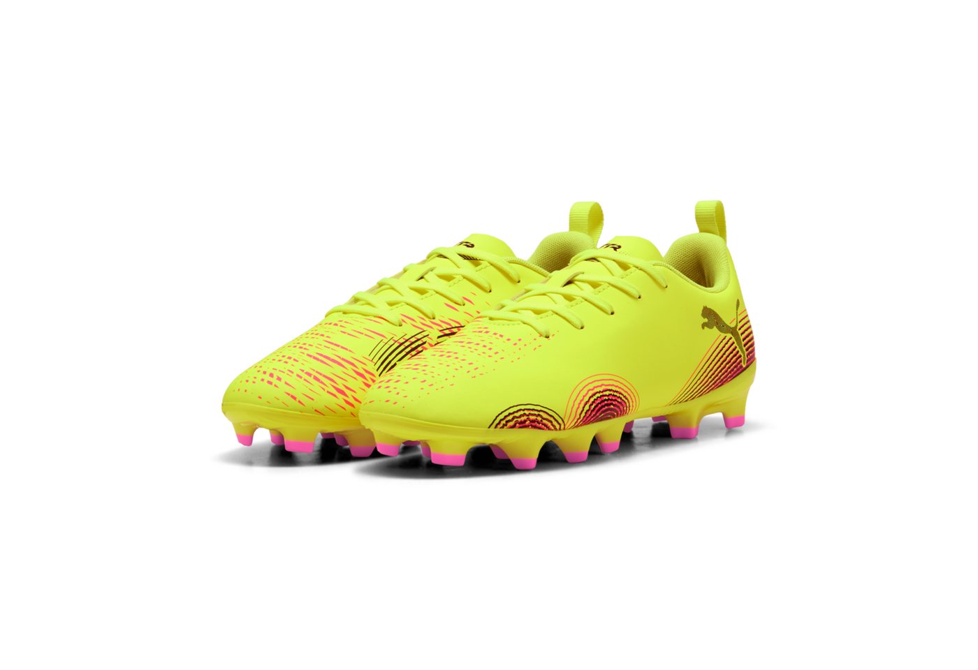 Puma FUTURE 8 PLAY FG/AG JR Fußballschuh für Rasenplätze (gelb)