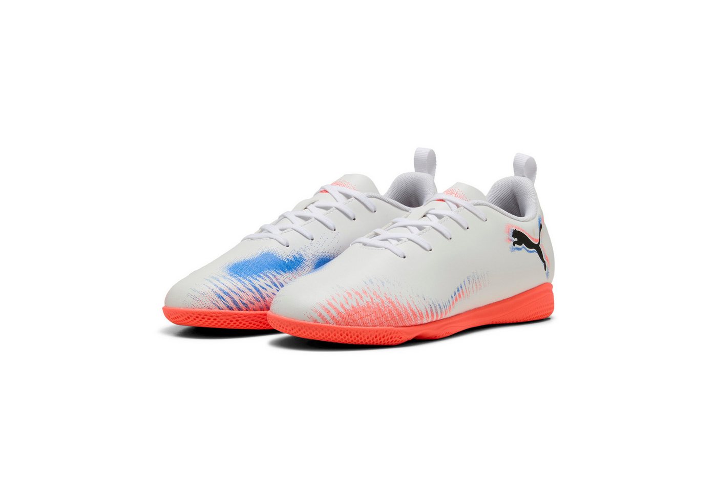 Puma FUTURE 8 PLAY IT JR Fußballschuh (weiß/schwarz/rot)