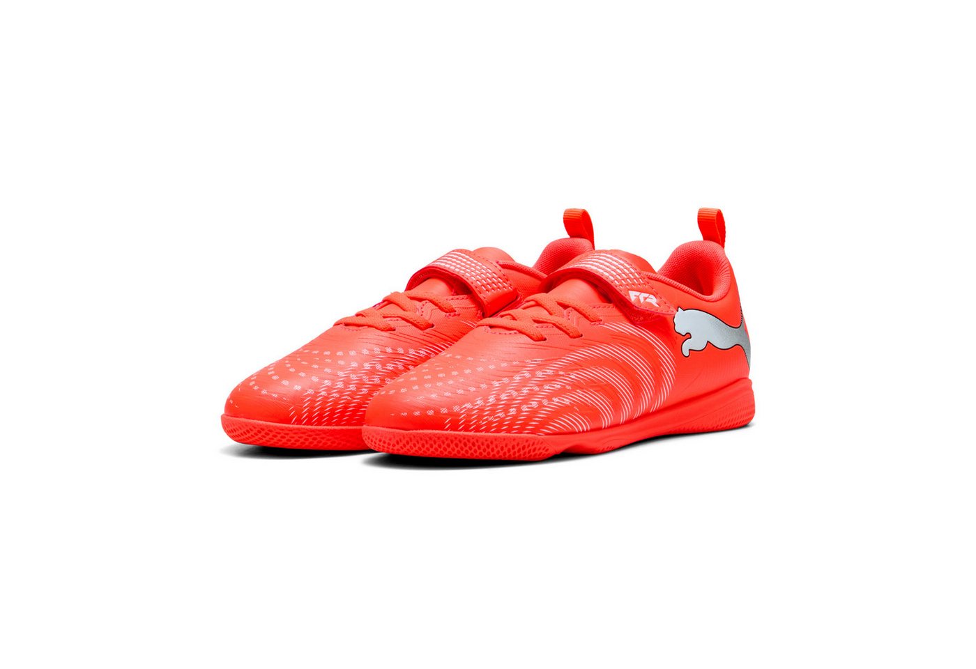 Puma FUTURE 9 PLAY IT V JR Fußballschuh für Halle und Straße, leichtes Obermaterial aus Synthetik