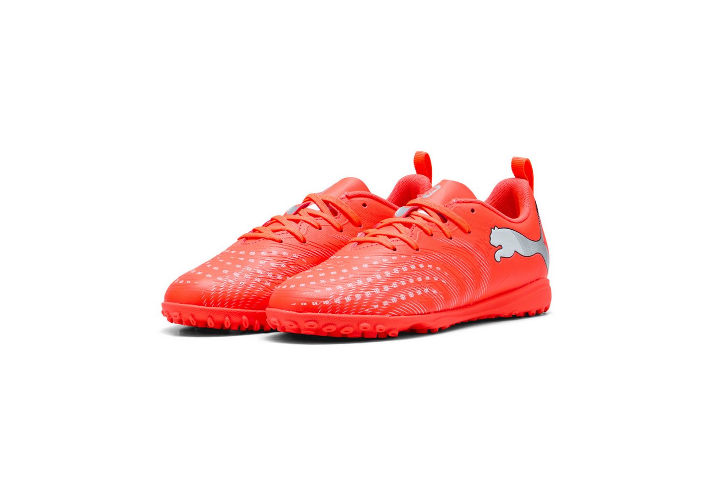 Puma FUTURE 9 PLAY TT JR Fußballschuh für synthetische Hartplätze und Kunstrasen, elastische Slip-on-Zunge