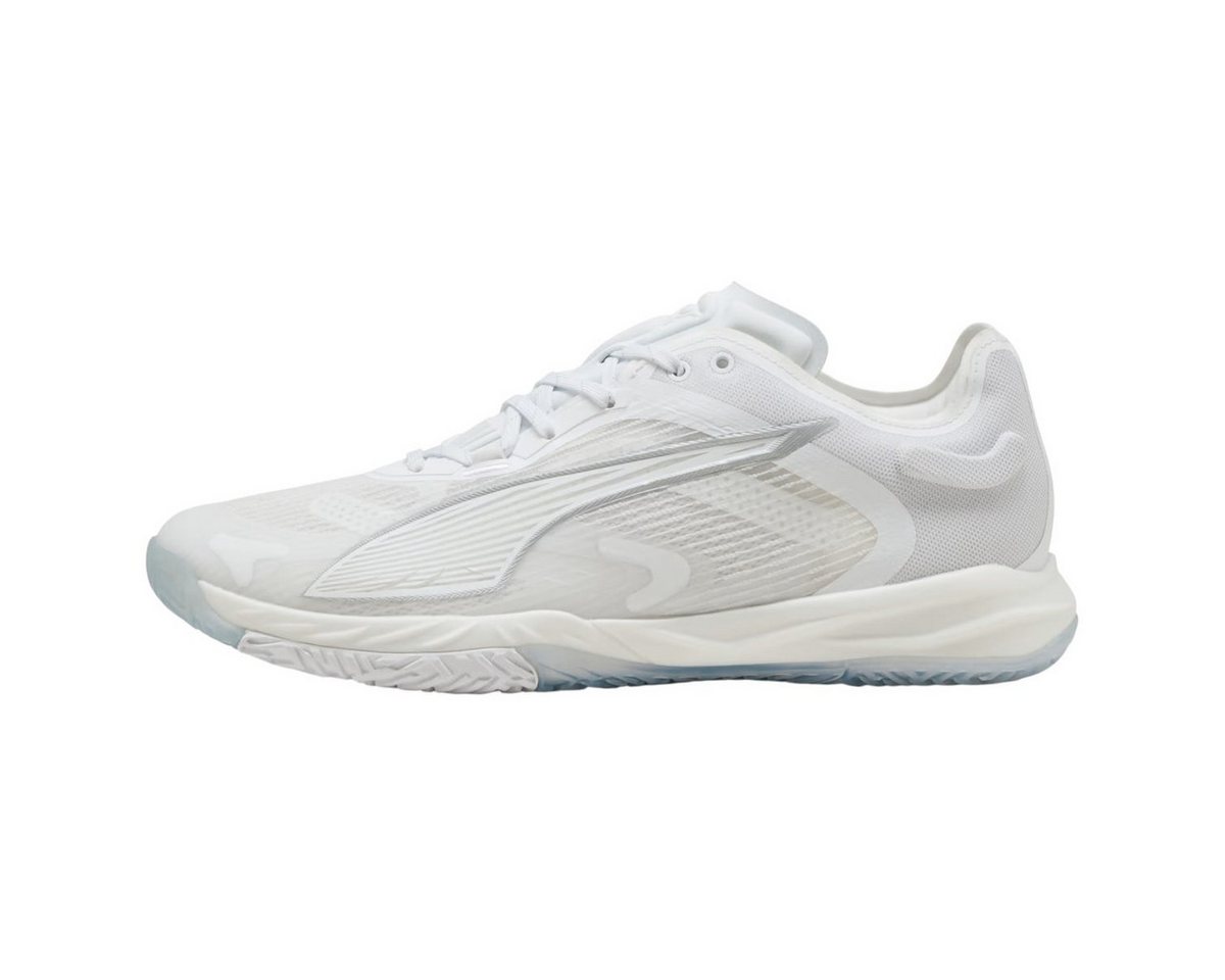 Puma Hallen-Indoorschuhe Accelerate NITRO SQD 4 2025 weiss Herren Badmintonschuh