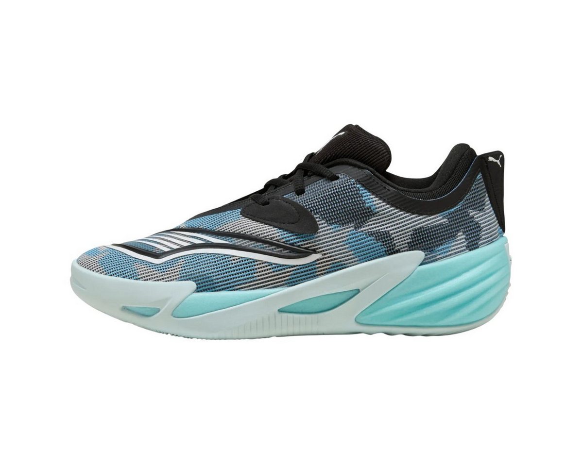 Puma Hallen-Indoorschuhe All-Pro Nitro™ 2 (Basketball) 2025 blau/bunt Squashschuh