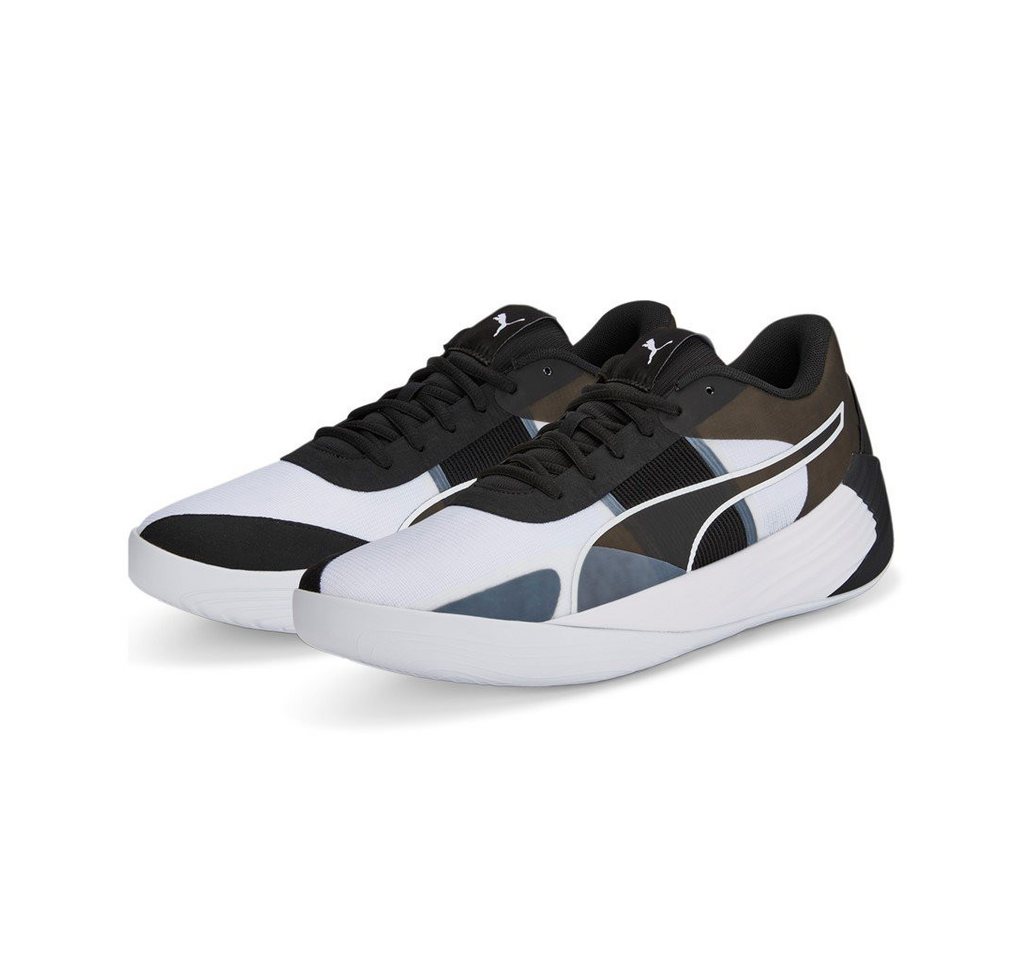 Puma Hallen-Indoorschuhe Fusion Nitro Team weiss/schwarz Herren Badmintonschuh