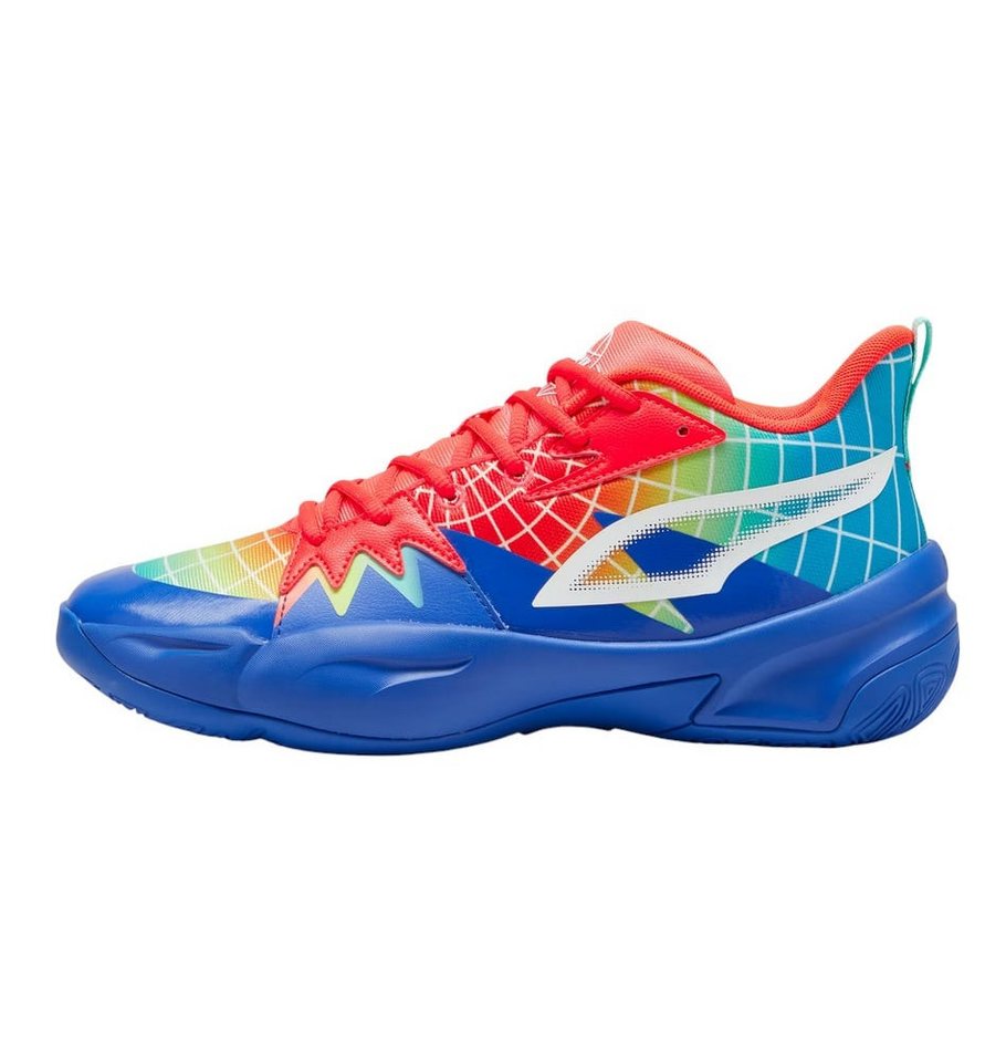 Puma Hallen-Indoorschuhe Genetics Marcus Smart (Basketball) blau/bunt Badmintonschuh