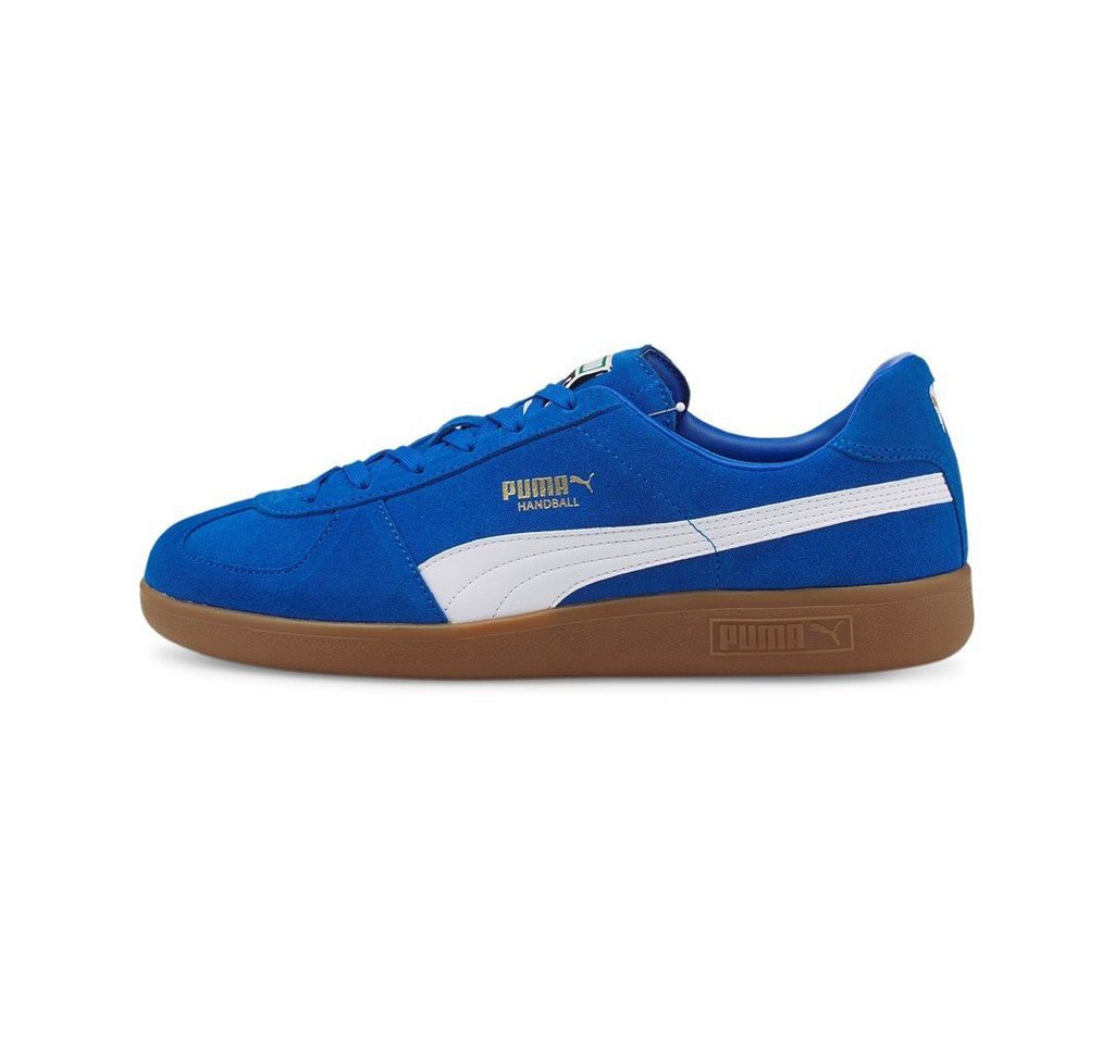 Puma Hallen-Indoorschuhe Handball Wildleder blau Herren Sneaker