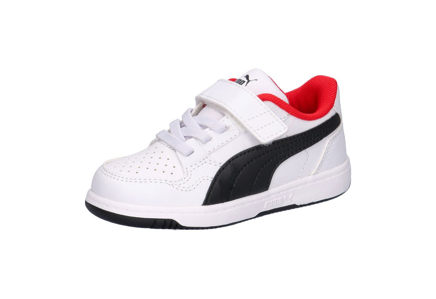 Puma Kinder Sneaker Rebound-L AC+ Inf 398996 Sneaker (weiß/schwarz/rot)