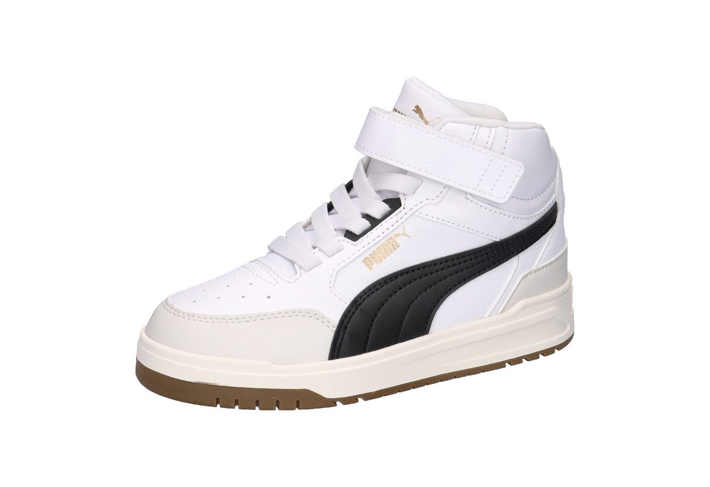 Puma Kinder Sneaker Shuffle Downtown Mid AC+ PS 403744 Sneaker (weiß/schwarz/grau)