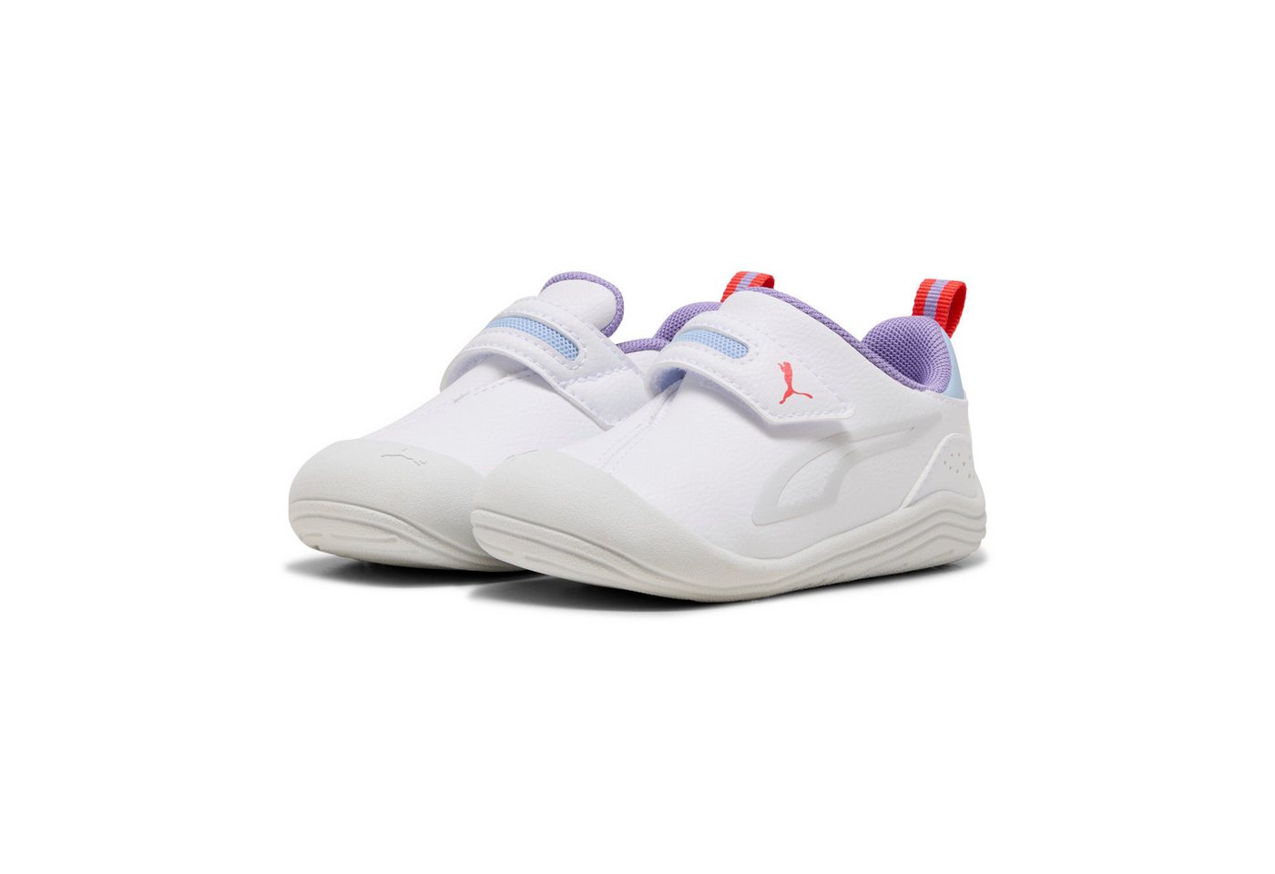 Puma KITTEN SL V INF Sneaker (weiß/silber/rot)