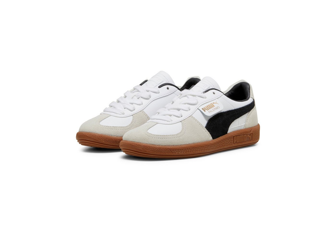 Puma PALERMO LTH JR Sneaker mit leicht profilierter Gummisohle, mit Schnürung, sportlicher Stil