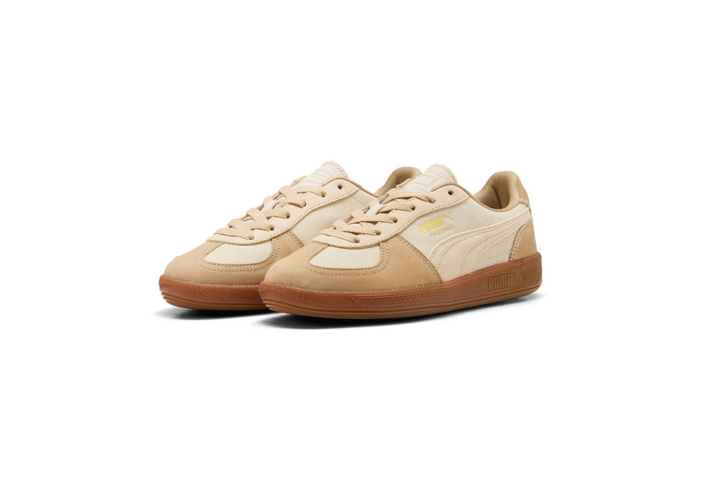 Puma PALERMO LUX WNS Sneaker mit Plateausohle, aus Leder, mit Gummilaufsohle, mit Schnürung