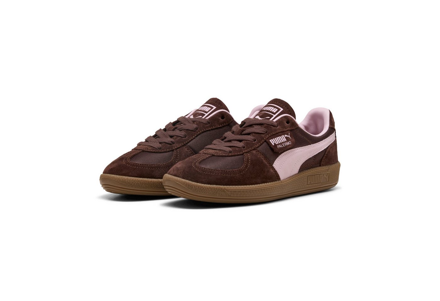Puma PALERMO VINTAGE UPDATE Sneaker mit Formstrip aus gewalktem Leder, Gummilaufsohle mit leichtem Profil