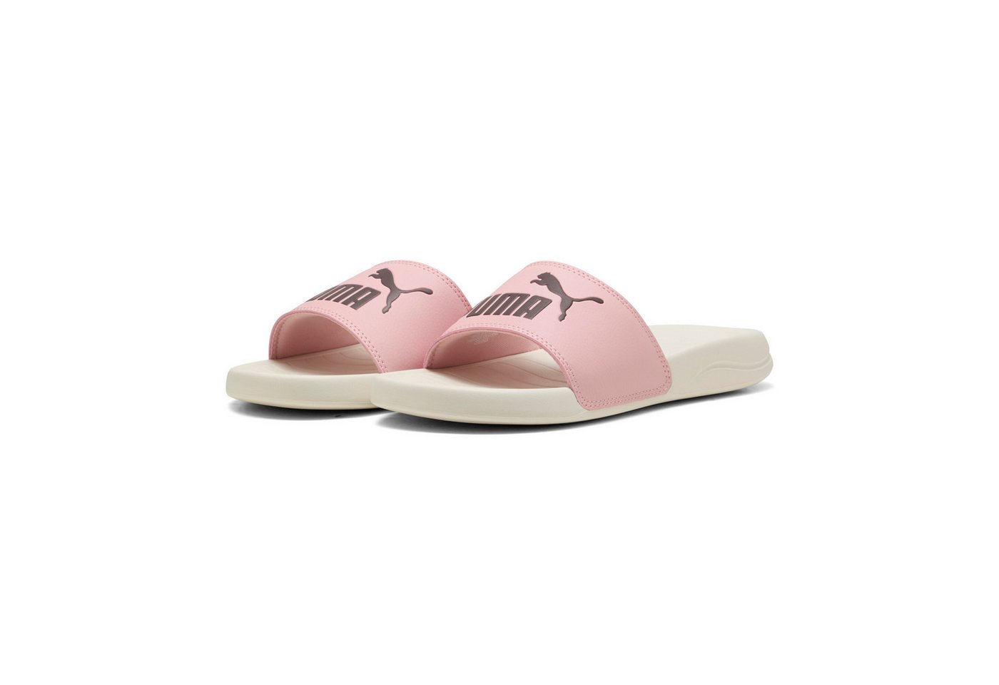 Puma POPCAT 20 BX Badesandale für Strand, Pool und Freizeit, mit weichem Textil-Innenmaterial (braun)