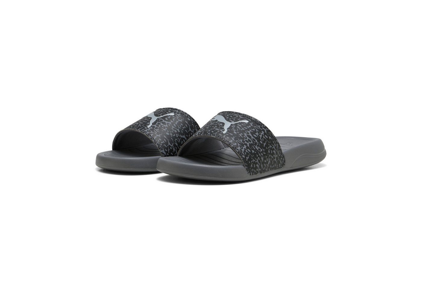 Puma POPCAT 20 FELINE Badesandale Badelatschen (schwarz/silber)