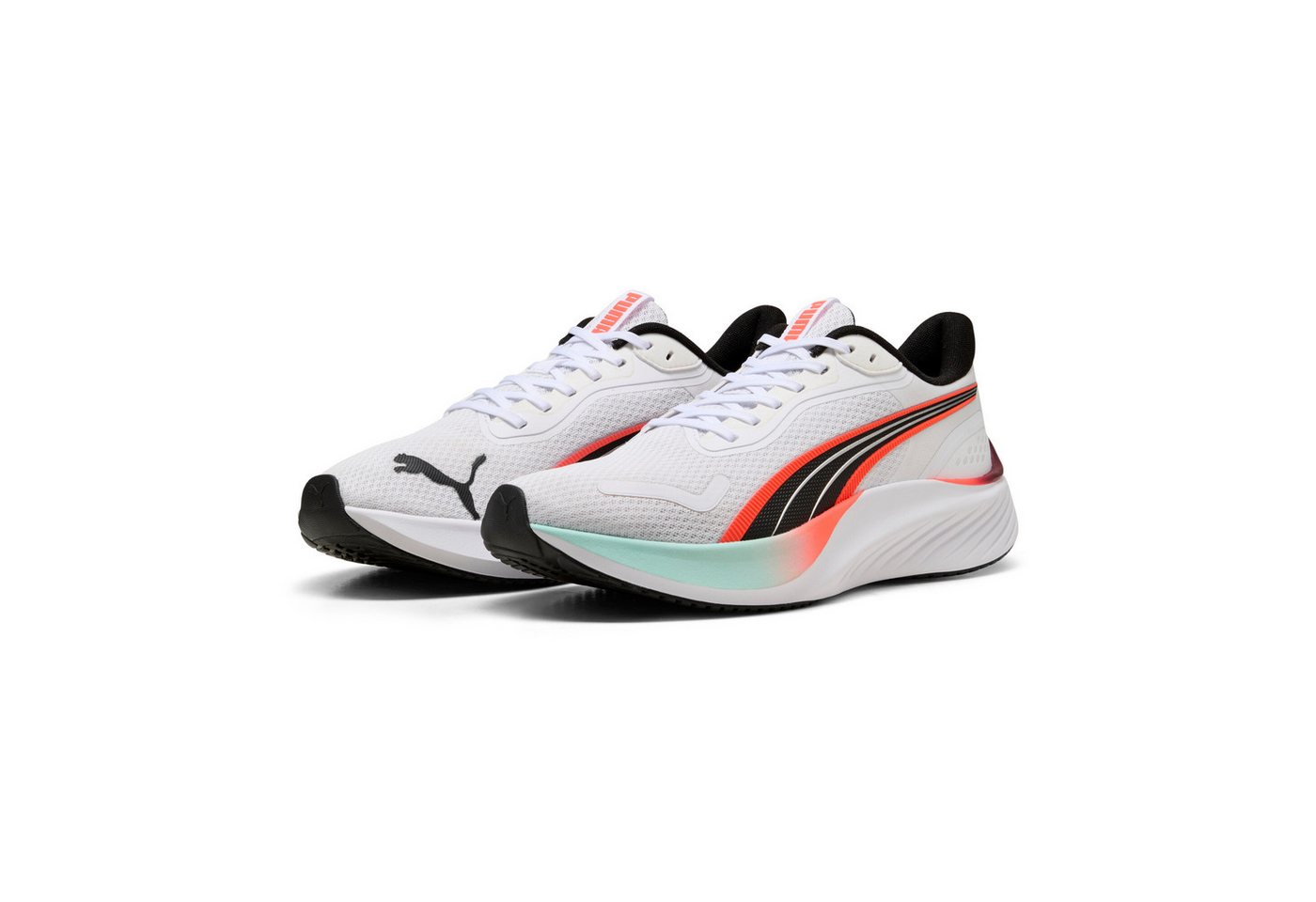 Puma POUNCE LITE Laufschuh (weiß/rot)