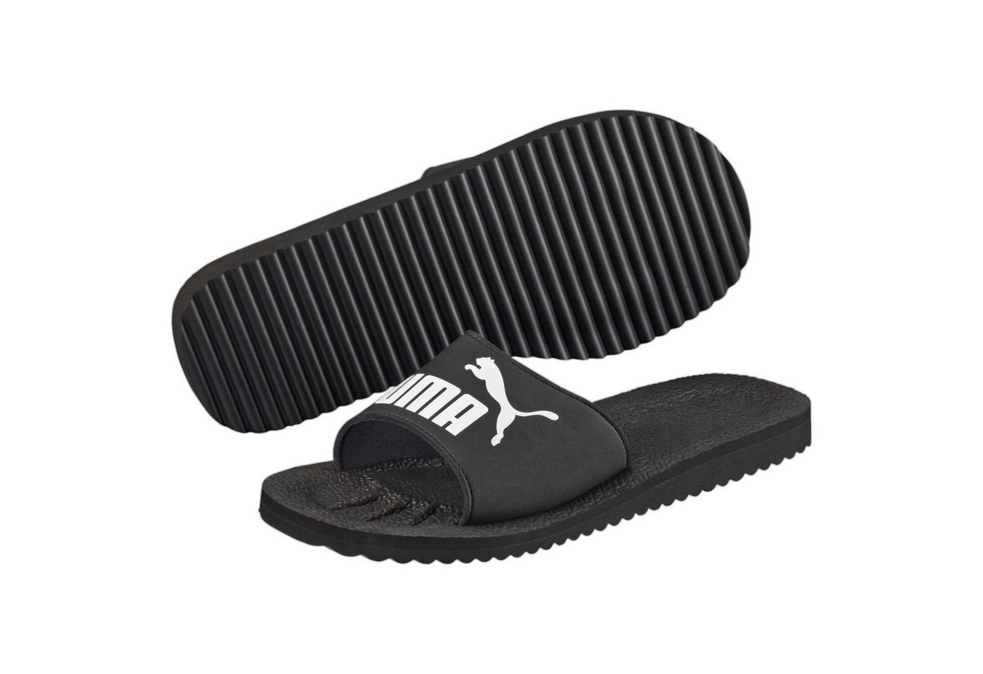 Puma Purecat schwarz/weiss - 1 Paar Badeschuh