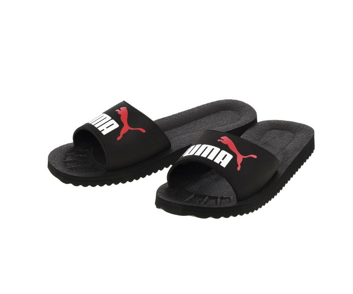 Puma Purecat schwarz/weiss/rot - 1 Paar Badeschuh