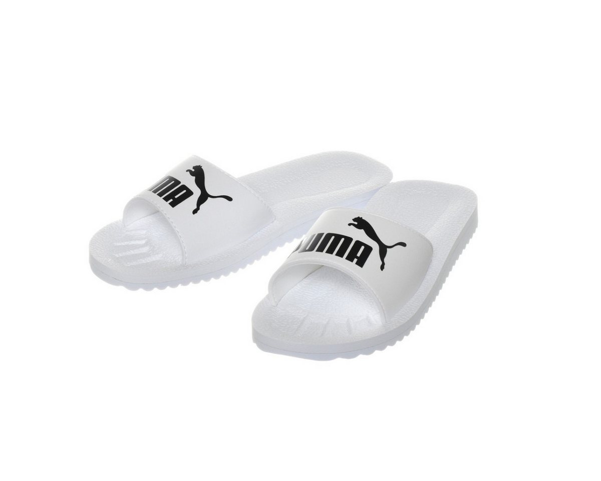 Puma Purecat weiss/schwarz - 1 Paar Badeschuh