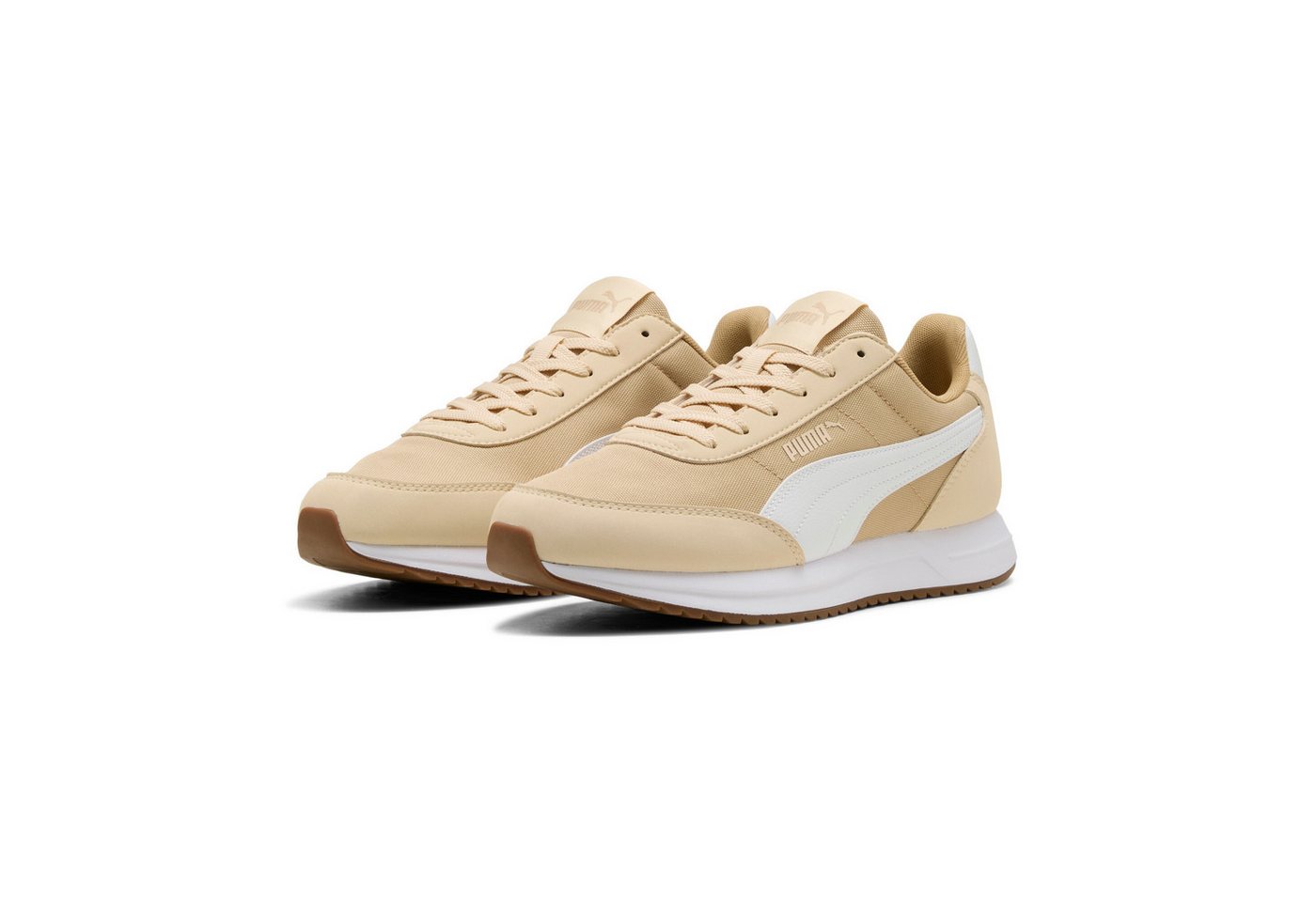 Puma R78 LIGHTWIND Sneaker für vielseitige Alltagsabenteuer, atmungsaktiv, mit Schnürverschluss (beige/weiß)