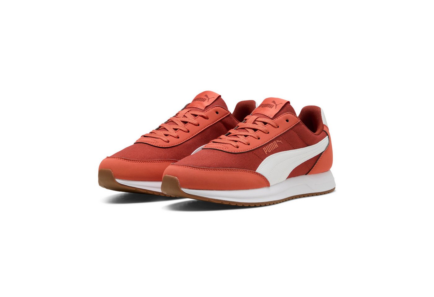 Puma R78 LIGHTWIND Sneaker für vielseitige Alltagsabenteuer, atmungsaktiv, mit Schnürverschluss (rot/weiß)