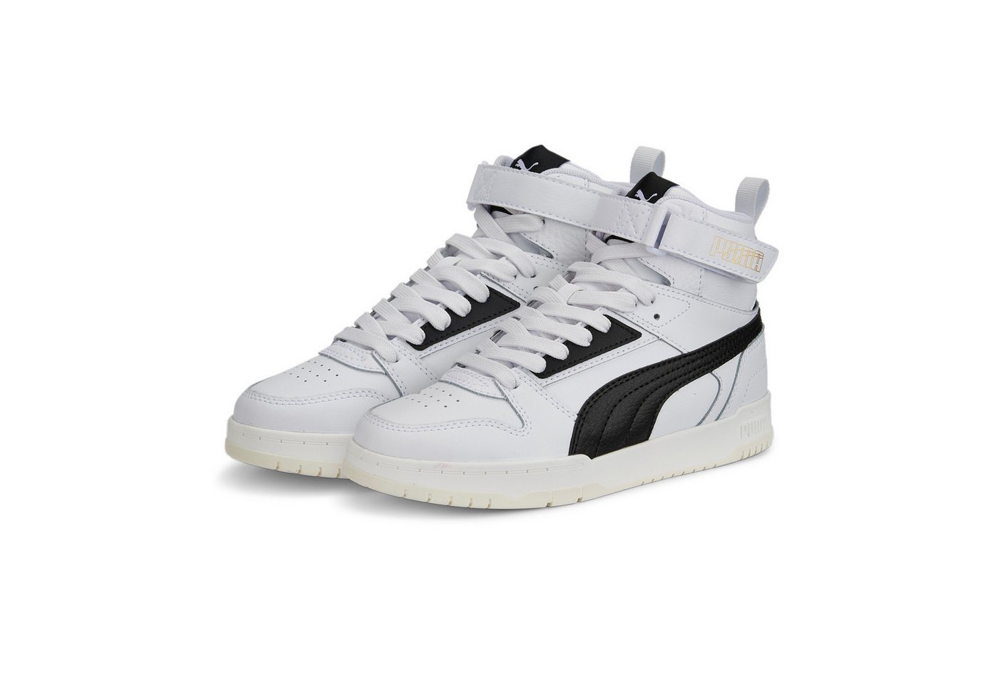 Puma RBD GAME JR Sneaker (weiß/schwarz/gold)