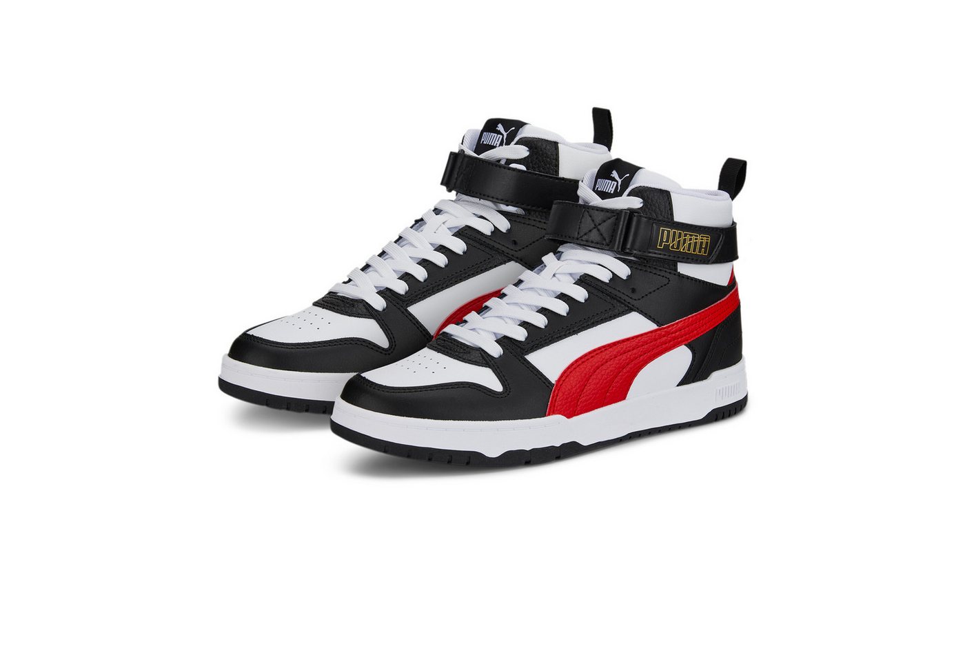 Puma RBD GAME Sneaker (weiß/rot/schwarz/gold)