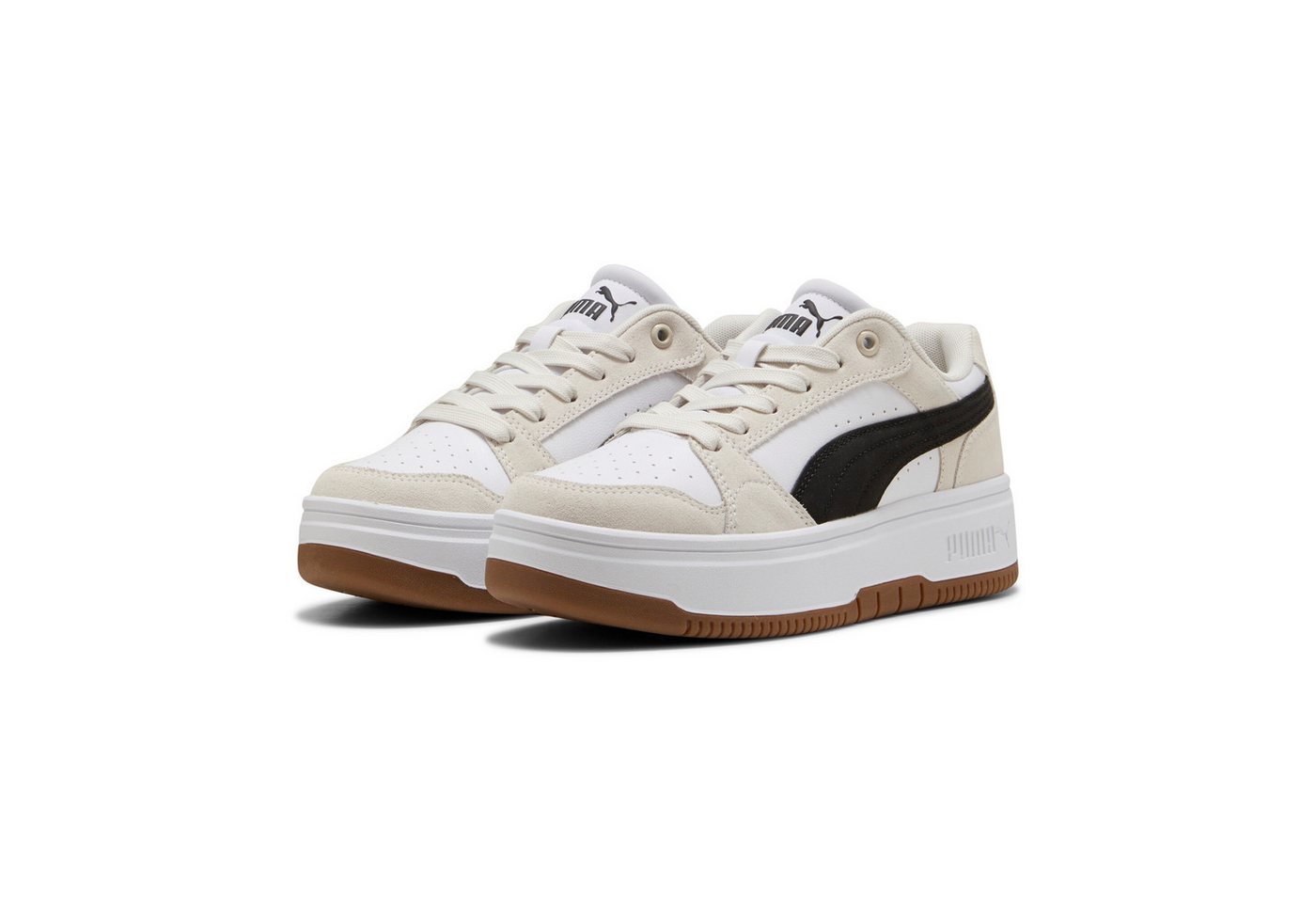 Puma REBOUND FEMME LOW SD Sneaker für sportliche und lässige Looks, mit Leder-Obermaterial