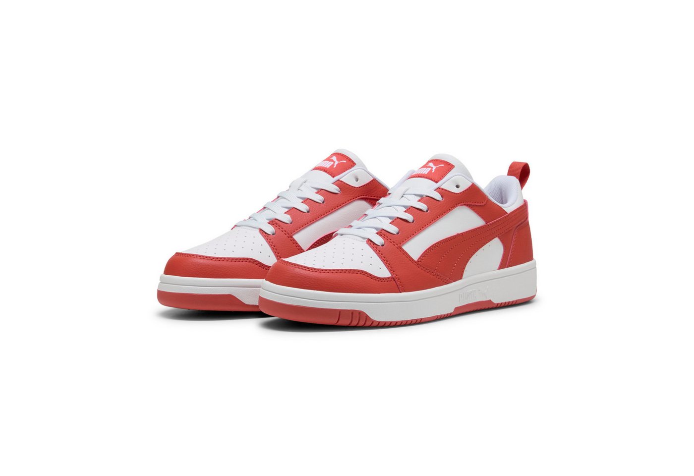 Puma REBOUND V6 LOW Sneaker (weiß/rot)